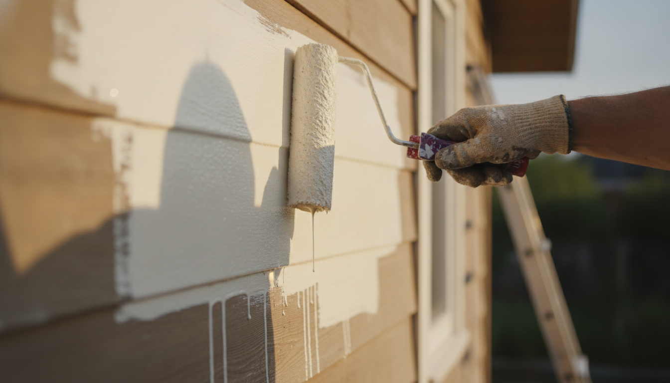 Painter at work